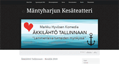 Desktop Screenshot of mantyharjunkesateatteri.net